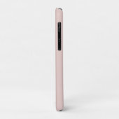 Roze Gouden Minimaal Gepersonaliseerde Initiële Mo Case-Mate iPhone Case (Achterkant/links)