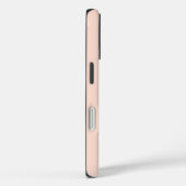 Roze Gouden Moderne Schrift Monogram Naam Case-Mate iPhone Case (Achterkant / Rechts)