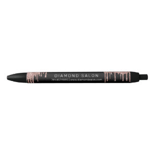 Roze Gouden Nagelsalon Promotionele Aangepaste Pen