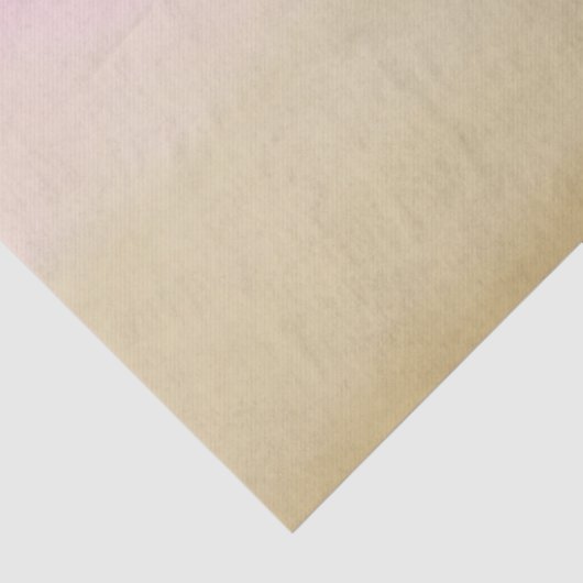 Roze Gouden Ombre Waterverf Verjaardag Tissuepapier (Detail)