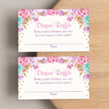 Roze gouden paarse blauwgroen bloemenluierverlotin