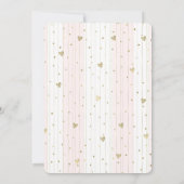 Roze & Gouden Paris Parfum Bruidsa Shower Kaart (Achterkant)