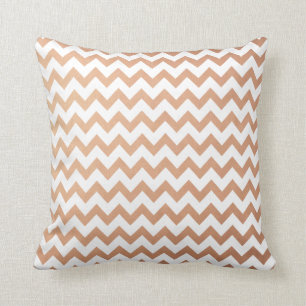Roze Gouden Patroon Moderne Chevron Patroon Kussen