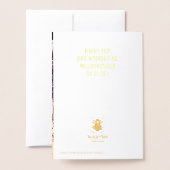 Roze gouden PCB-printplaat elektronische gedrukte  Folie Kaarten (Met envelop)