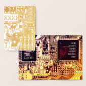 Roze gouden PCB-printplaat elektronische gedrukte  Folie Kaarten (Display)
