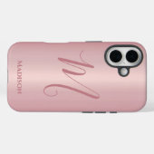 Roze Gouden Persoonlijk  Case-Mate iPhone Case (Achterkant (horizontaal))
