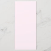 Roze Gouden Prinses Kroon Vlinder Envelop Voering Menu (Achterkant)