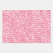 Roze Gouden Roze Glitter Modieuze Inpakpapier Vel (Voorkant 2)