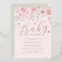 Roze Gouden Salie Bloem Vlinder Baby In Bloei
