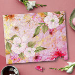 Roze gouden script  bloemige waterverf stijlvol legpuzzel<br><div class="desc">Besteed een namiddag om je brein uit te dagen met deze mooie, romantische, florale puzzel. Witte, paarse en donkerroze waterverf bloemen bedekken gouden script op een prachtige, zachte roze, gouden aderen achtergrond. Maakt een doordacht, uniek cadeau voor iemand speciaal! Komt in een speciale cadeaudoos. U kunt deze puzzel gemakkelijk personaliseren....</div>
