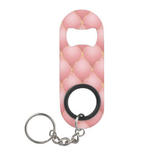 Roze Gouden Sleutelhanger Flesopener Mini Flessenopener
