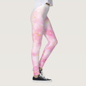 Roze Gouden Sparkle Leggings (Rechts)