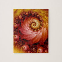 Roze Gouden Spiraal Bloem