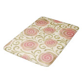 Roze & Gouden Sprookjes Prinsesrozen Badmat (Gekanteld)
