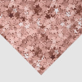 Roze Gouden Ster Confetti Metallic uiterlijk Tissuepapier (Detail)