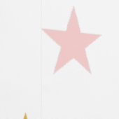 Roze & Gouden Sterren Kwekerij Wallpaper Behang (Zoom)