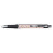 Roze Gouden Sterren Pen (Achterkant)