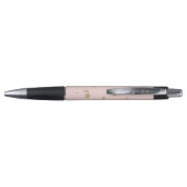 Roze Gouden Sterren Pen (Achterkant)