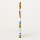 Roze gouden strepen Glitter-ontwerp Case-Mate iPhone Case (Achterkant / rechts)