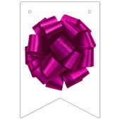 Roze & Gouden Striking Feestbanner Vlaggetjes (Derde vlag)