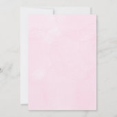 Roze Gouden Trouw Uitnodiging (Achterkant)