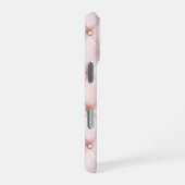 Roze Gouden Tufts Bruine Boog iPhone Hoesje (Rechterkant)