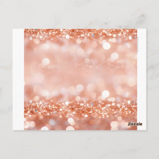 Roze Gouden Verjaardagsfeest verrassing Briefkaart (Achterkant)