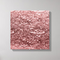 Roze Gouden Vloeibare Chroom Metallic Chic Glam