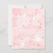 Roze Gouden Waterverf Afstuderen PAPIER (Achterkant)