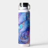 Roze & Gouden Werveling Waterfles (Achterkant)