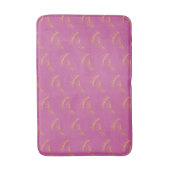 Roze Gouden Wimpers Badmat (Voorkant Verticaal)