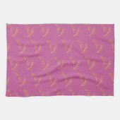 Roze Gouden Wimpers Theedoek (Horizontaal)