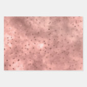 Roze Gouden Zonsondergang Wolk Inpakpapier Vel (Voorkant 3)