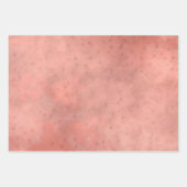 Roze Gouden Zonsondergang Wolk Inpakpapier Vel (Voorkant 2)