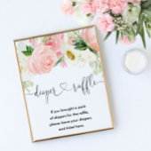 Roze goudflesjes, druppeltje, douche poster