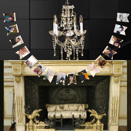 Roze goudfoto van Afstuderen of Jubileum Vlaggetjes