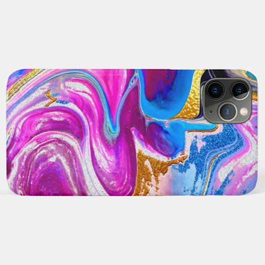 Roze goudglittermarmer van classy Case-Mate iPhone case (Achterkant (horizontaal))