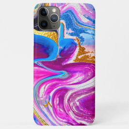 Roze goudglittermarmer van classy Case-Mate iPhone case