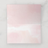 Roze goudgroene pompoen herfst plaatskaartje (Binnenkant ongevouwen)