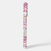 Roze goudhoudende etnische diamantTegels Case-Mate iPhone Case (Achterkant / Rechts)