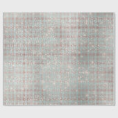 Roze goudkleurig eiwit - sparkly Diamond metallisc Cadeaupapier (Vlak)