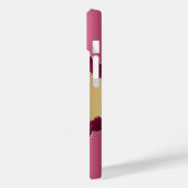 Roze goudkleurig marmer-naamscript Case-Mate iPhone case (Achterkant / Links)