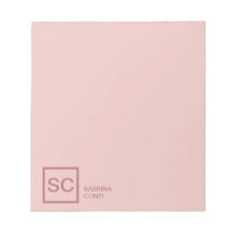 Roze goudkleurige professionele eenvoudige monogra