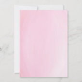 Roze goudmeisjes rijden op een feestdag kaart (Achterkant)