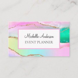 Roze goudregenbooggewas visitekaartje