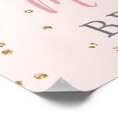 Roze goudRozen Vrijgezellenfeest Poster (Hoek)