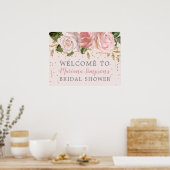 Roze goudRozen Vrijgezellenfeest Poster (Keuken)