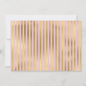 roze goudstreep zestien prinses tiara kaart (Achterkant)