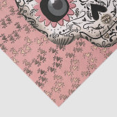 Roze & goudsuiker Whimsical Cute Party Tissuepapier (Detail)