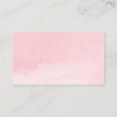 Roze goudValentijnsdag - Dappere goederenkaarten Informatiekaartje (Achterkant)